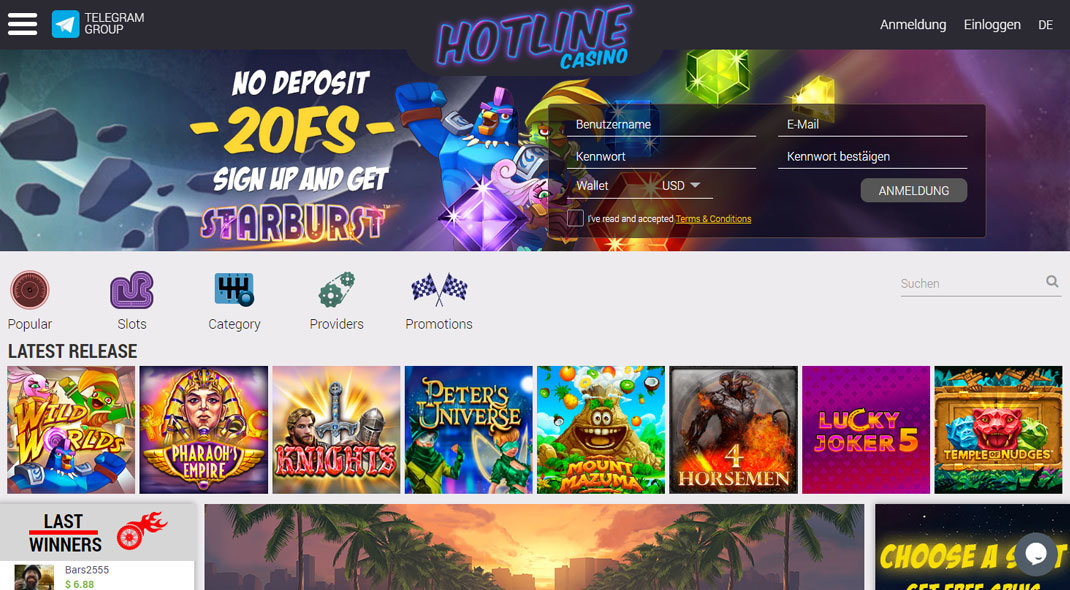 Odkryj świat przyjemności w Hotline Casino